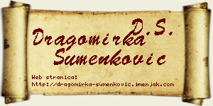 Dragomirka Šumenković vizit kartica